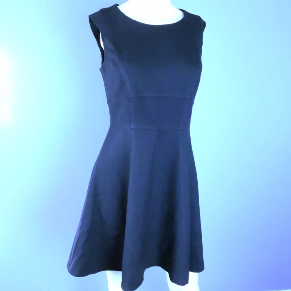 Navy blue size 0 The Limited. Fit & Flare sleeveless dress.